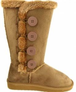 SBW Shoes Aling 33 Womens 4 Button Shearling Boots 9 SBW Shoes Aling 33 Womens 4 Button Shearling Boots