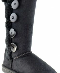Link Anissa 3K Girl's 4 Button Shearling Boot