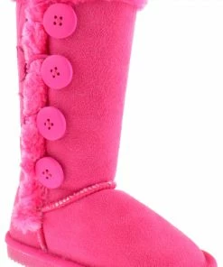 Link Anissa 3K Girl's 4 Button Shearling Boot