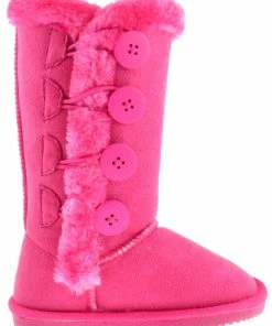 Link Anissa 3K Girl's 4 Button Shearling Boot