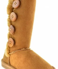 Link Anissa 3K Girl's 4 Button Shearling Boot