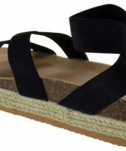 Forever Atarah 04 Women Espadrille Elastic Sandals