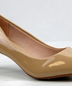 Forever Aubree 16 Women's Patent Plain Pump