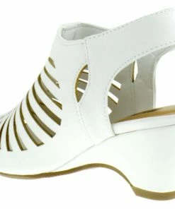 Soda Girl's Sandals Shake-IIH Girls Peep Toe Wedge Sandal