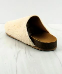 Lemonade Oozy Women's Shearling Slip On Mules