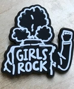 Girl's Rock Rubber Shoe Charms