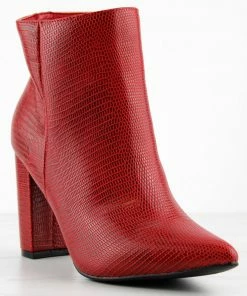 Bamboo BellFlower 09 Womens Chunky Heeled Pointed Toe Ankle Booties Women's