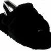 Top Moda Women's Ben 1 Womens Ultra Soft Furry Sling Back Slides