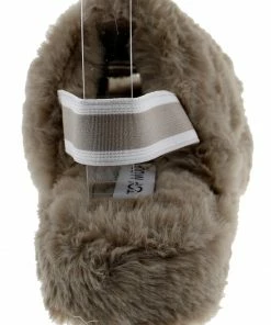 Top Moda Women's Ben 1 Womens Ultra Soft Furry Sling Back Slides