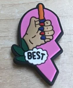 "Best" Best Buds Rubber Shoe Charms