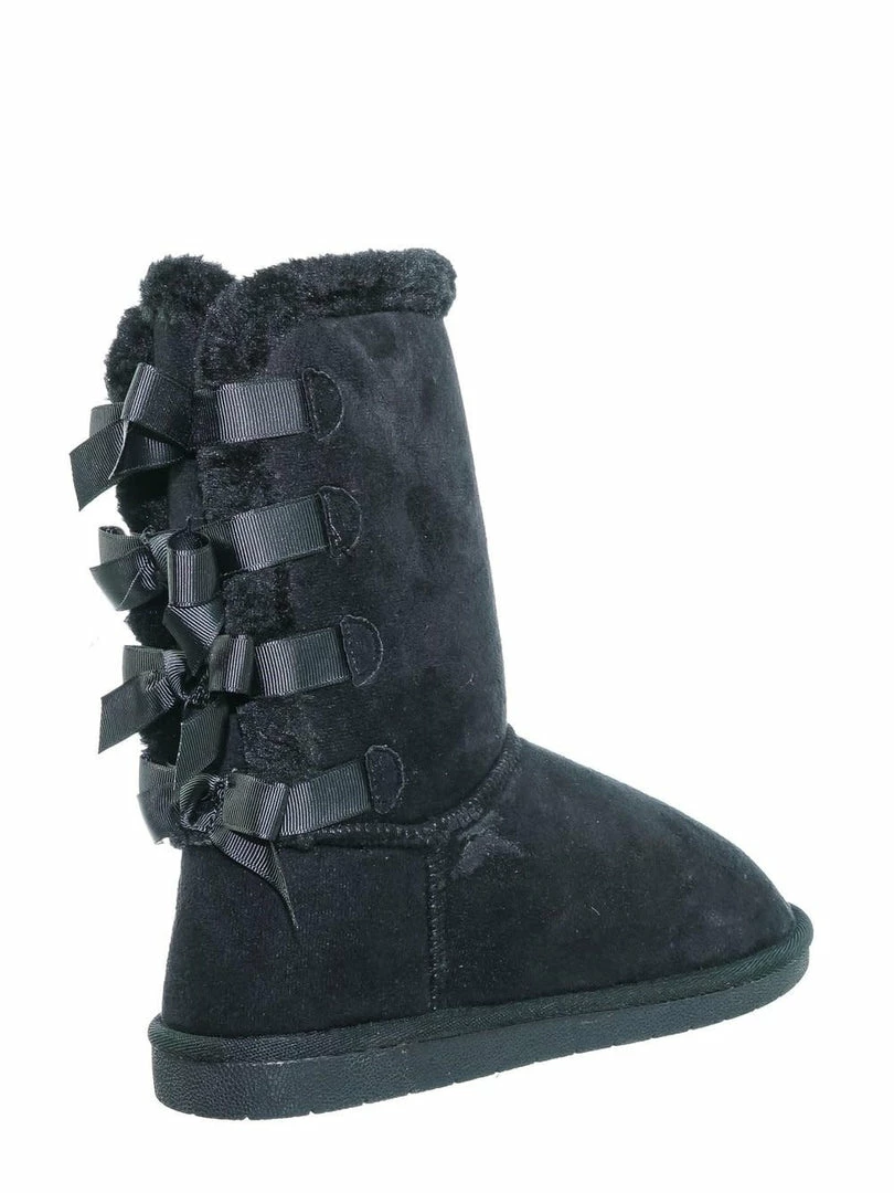 SBW Shoes Ann 34 Women's Faux Fur Bowtie Shearling Boot 11 SBW Shoes Ann 34 Women's Faux Fur Bowtie Shearling Boot