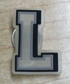 "L" Rubber Shoe Charms