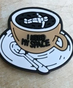 I Need My Space Rubber Shoe Charms