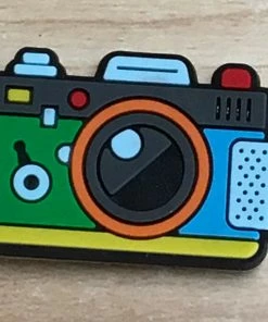 Polaroid Camera Rubber Shoe Charms