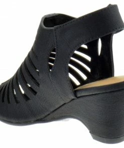 Soda Girl's Sandals Shake-IIH Girls Peep Toe Wedge Sandal