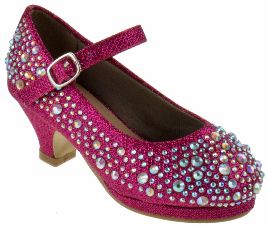 Link Dana 58K Girl's Rhinestone Mary Jane Dress Pumps 4 Link Dana 58K Girl's Rhinestone Mary Jane Dress Pumps