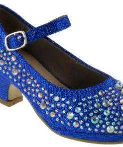 Link Dana 58K Girl's Rhinestone Mary Jane Dress Pumps