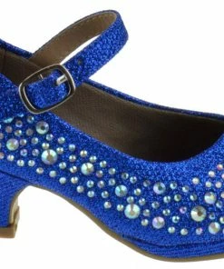 Link Dana 58K Girl's Rhinestone Mary Jane Dress Pumps