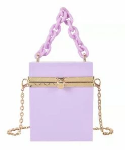 Alibaba 03 Square Acrylic Box Chain Purse Accessories