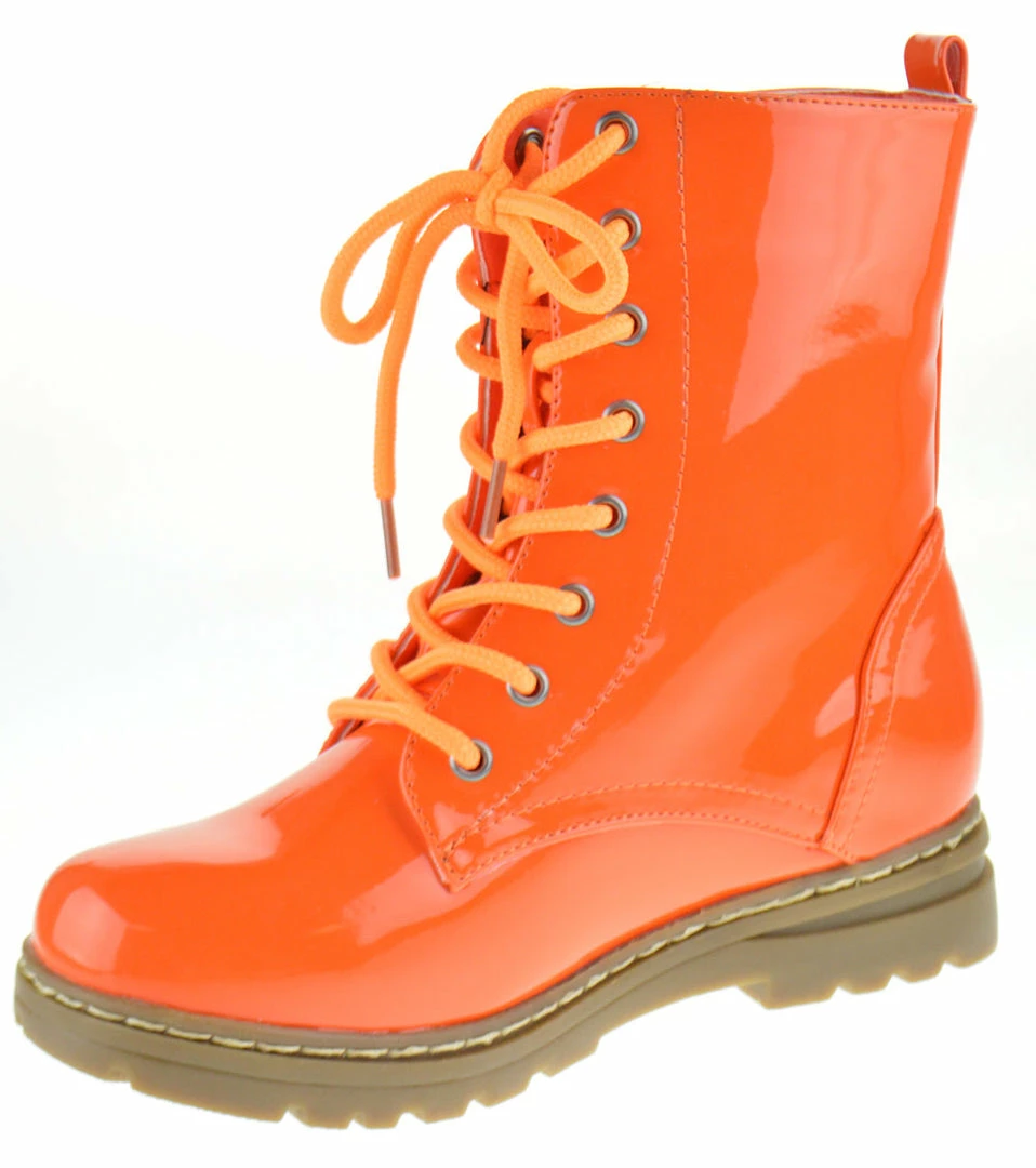 Shoe Dezigns Declyn 01 Womens Patent 2 Color Lace Combat Boots 9 Shoe Dezigns Declyn 01 Womens Patent 2 Color Lace Combat Boots