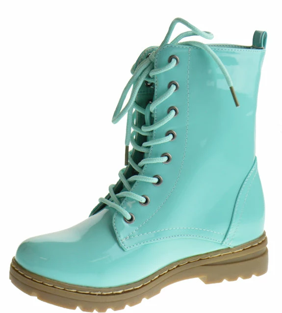 Shoe Dezigns Declyn 01 Womens Patent 2 Color Lace Combat Boots 19 Shoe Dezigns Declyn 01 Womens Patent 2 Color Lace Combat Boots