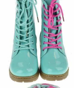 Shoe Dezigns Declyn 01 Womens Patent 2 Color Lace Combat Boots 52 Shoe Dezigns Declyn 01 Womens Patent 2 Color Lace Combat Boots