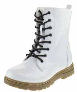 Shoe Dezigns Declyn 01 Womens Patent 2 Color Lace Combat Boots 58 Shoe Dezigns Declyn 01 Womens Patent 2 Color Lace Combat Boots