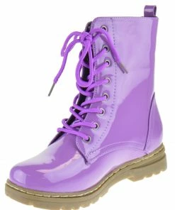 Shoe Dezigns Declyn 01 Womens Patent 2 Color Lace Combat Boots 48 Shoe Dezigns Declyn 01 Womens Patent 2 Color Lace Combat Boots