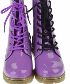 Shoe Dezigns Declyn 01 Womens Patent 2 Color Lace Combat Boots 47 Shoe Dezigns Declyn 01 Womens Patent 2 Color Lace Combat Boots