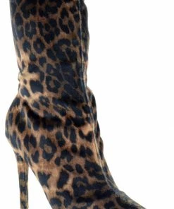 SBW Shoes Dedicate 48M Women's Velvet Elastane Stiletto Boots