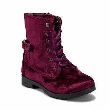 SBW Shoes BCT 12K Girl's Velvet Combat Boots