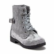 SBW Shoes BCT 12K Girl's Velvet Combat Boots