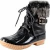 Nature Breeze Women's Boots Duck-01 Womens Insulated Mid Calf Boot
