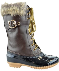 Forever Duck 10K Girls Knee High Rain Duck Boot