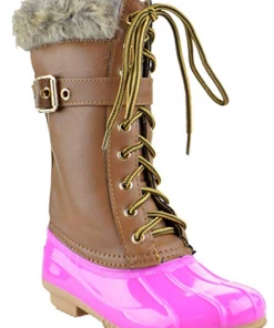 Forever Duck 10K Girls Knee High Rain Duck Boot