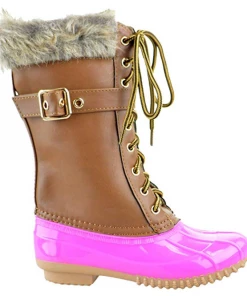 Forever Duck 10K Girls Knee High Rain Duck Boot