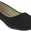 Lucita Soda-007 Womens Rhinestone Flat Women's Clearance