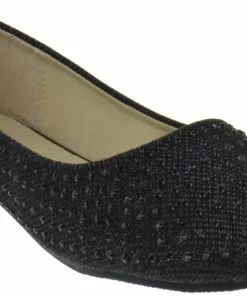 Lucita Soda-007 Womens Rhinestone Flat Women's Clearance
