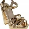 SBW Shoes Well 84 Women's Chunky Heel Platform Sandals