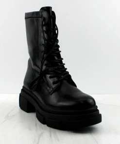 Mixxshuzz BOMB Womens Zip Up Ankle Combat Boots Women's