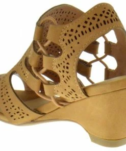 Soda ZUKA-11S Little Girls Cut Out Peep Toe Sandals 19 Soda ZUKA-11S Little Girls Cut Out Peep Toe Sandals