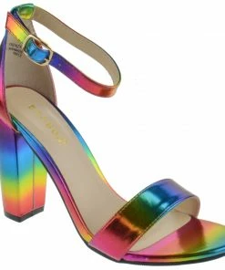 Bamboo LIQUIDATIONS! Frenzy 92 Women's Frenzy 92 Womens Chunky Platform Dress Sandals