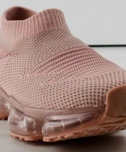 Link Flow-17k Little Girls Fly Knit Slip On Sneakers Girl's