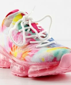 Link Girl's Flow 19K Little Girls Flyknit Lace Up Athletic Sneakers