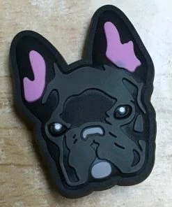 French Bulldog Rubber Shoe Charms