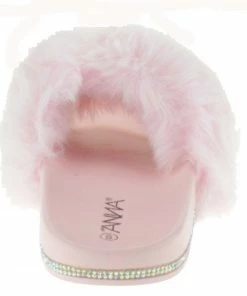 Anna Furry Women's Ultra Soft Fluffy Slides