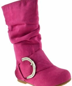 SBW Shoes Garina Baby Girl's Rhinestone Buckled Boot