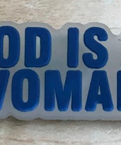 God Is A Woman Rubber Shoe Charms
