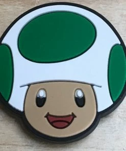 Green Toad Rubber Shoe Charms