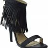 Adriana Hilda 67 Womens Stiletto Fringe High Heel Sandals